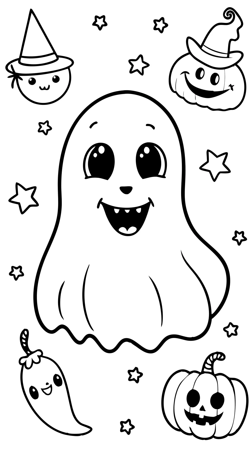 printable ghost coloring pages